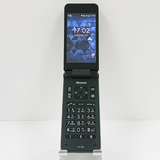 DIGNO ケータイ 第一義的 KY-41B ドコモ 黒いこと 貨物輸送無料 本体 c20198 【中古】