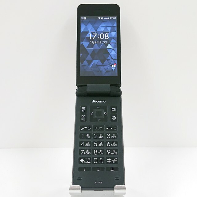 DIGNO ケータイ 第一義的 KY-41B ドコモ 黒いこと 貨物輸送無料 本体 c20201 【中古】
