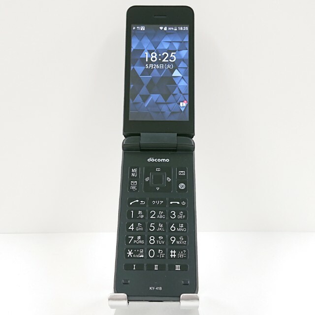DIGNO ケータイ 第一義的 KY-41B ドコモ 黒いこと 貨物輸送無料 本体 c20210 【中古】