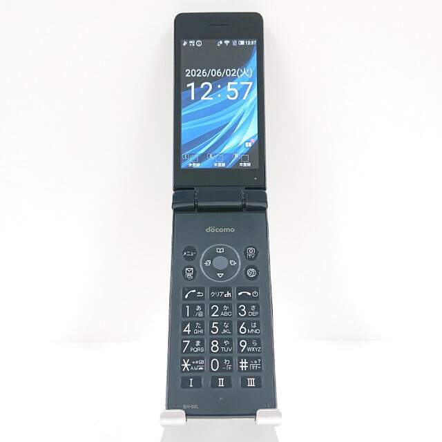 AQUOS ケータイ SH-02L ドコモ 黒いこと 貨物輸送無料 本体 c20391 【中古】