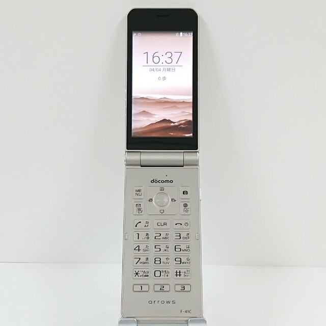 arrows ケータイ 第一義的 F-41C ドコモ ゴールド 貨物輸送無料 本体 c20538 【中古】