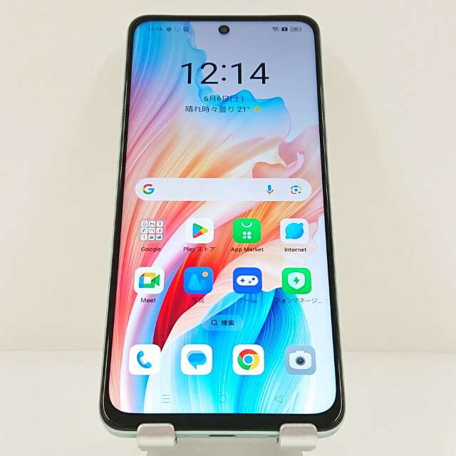 OPPO A79 5G CPH2557 SIM無償性 グローグリーン 貨物輸送無料 本体 c20562 【中古】