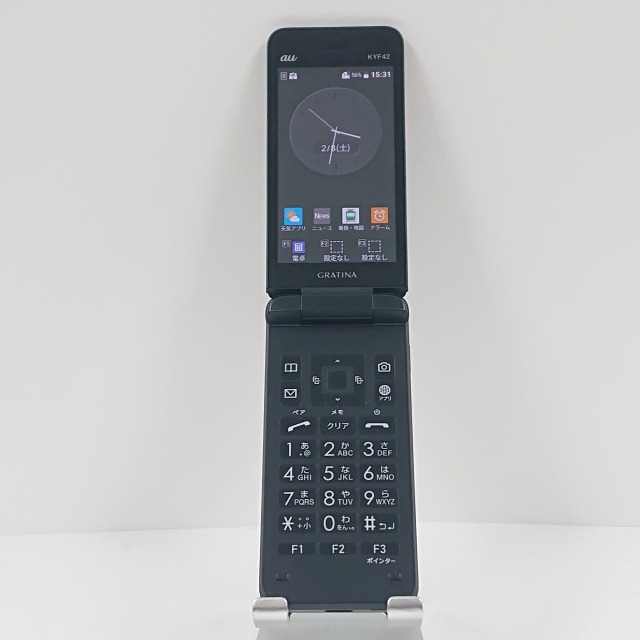 楽天市場】GRATINA KYF42 au ブラック 送料無料 本体 c11753 【中古