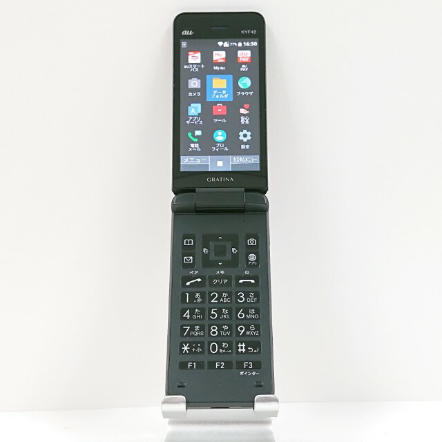 楽天市場】GRATINA KYF42 au ブラック 送料無料 本体 c14451 【中古