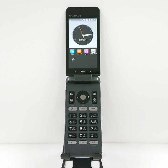 楽天市場】GRATINA 4G KYF31 au ブラック 本体 n06316【中古