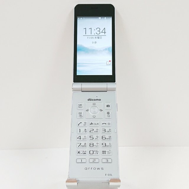 楽天市場】arrows ケータイ F-03L docomo シルバー 送料無料 本体