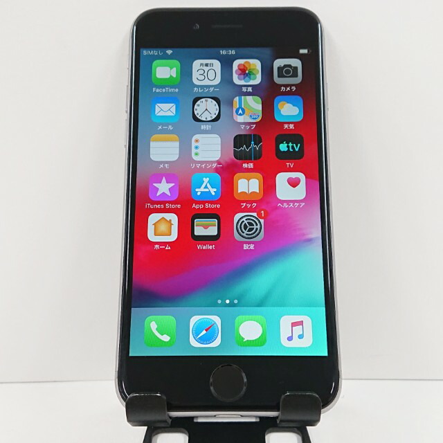 iPhone6 32GB SIMフリー スペースグレイ 送料無料 本体 c18320 【中古】