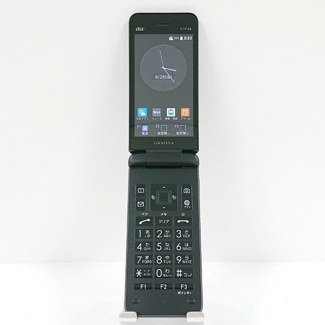 GRATINA KYF44 au ブラック 送料無料 本体 c18390 【中古】