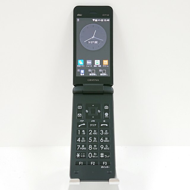 GRATINA KYF44 au ブラック 送料無料 本体 c18396 【中古】