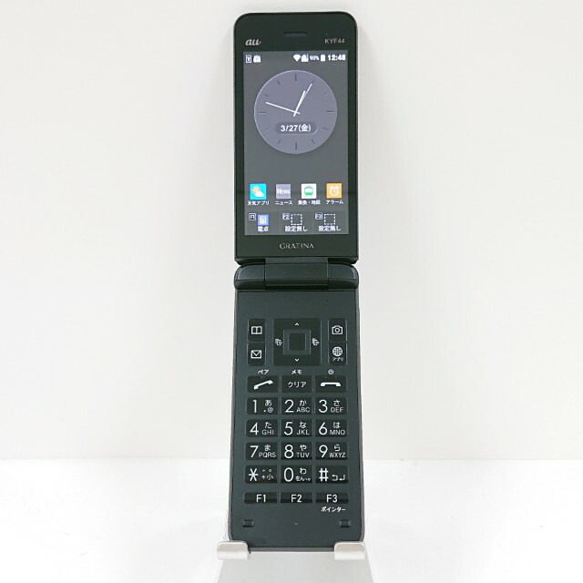 GRATINA KYF44 au ブラック 送料無料 本体 c18398 【中古】