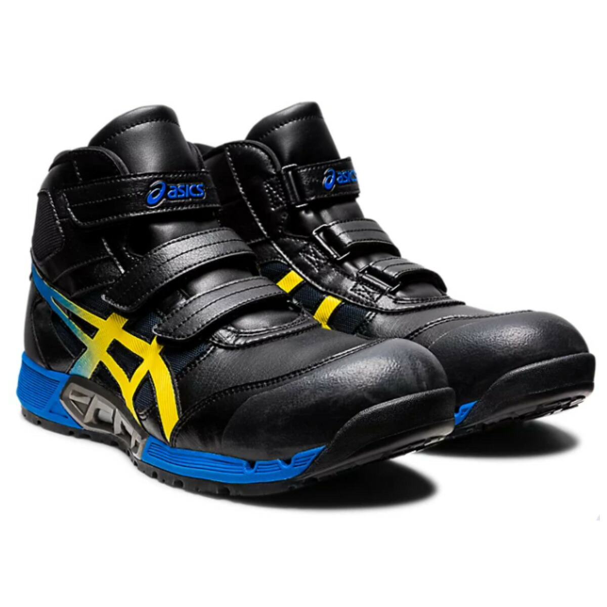 アシックス 安全靴 ウィンジョブ CP308 AC ブラック×ヴァイブラントイエロー 26.0cm 1271A055.001