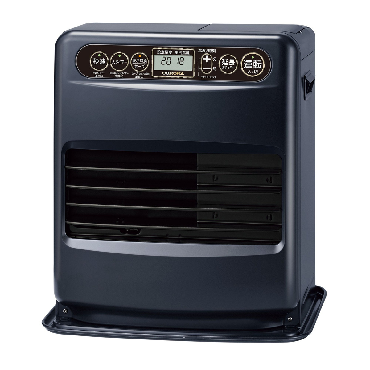 楽天市場】コロナ 石油ファンヒーター ダークネイビー FH-MVC3225Y AD