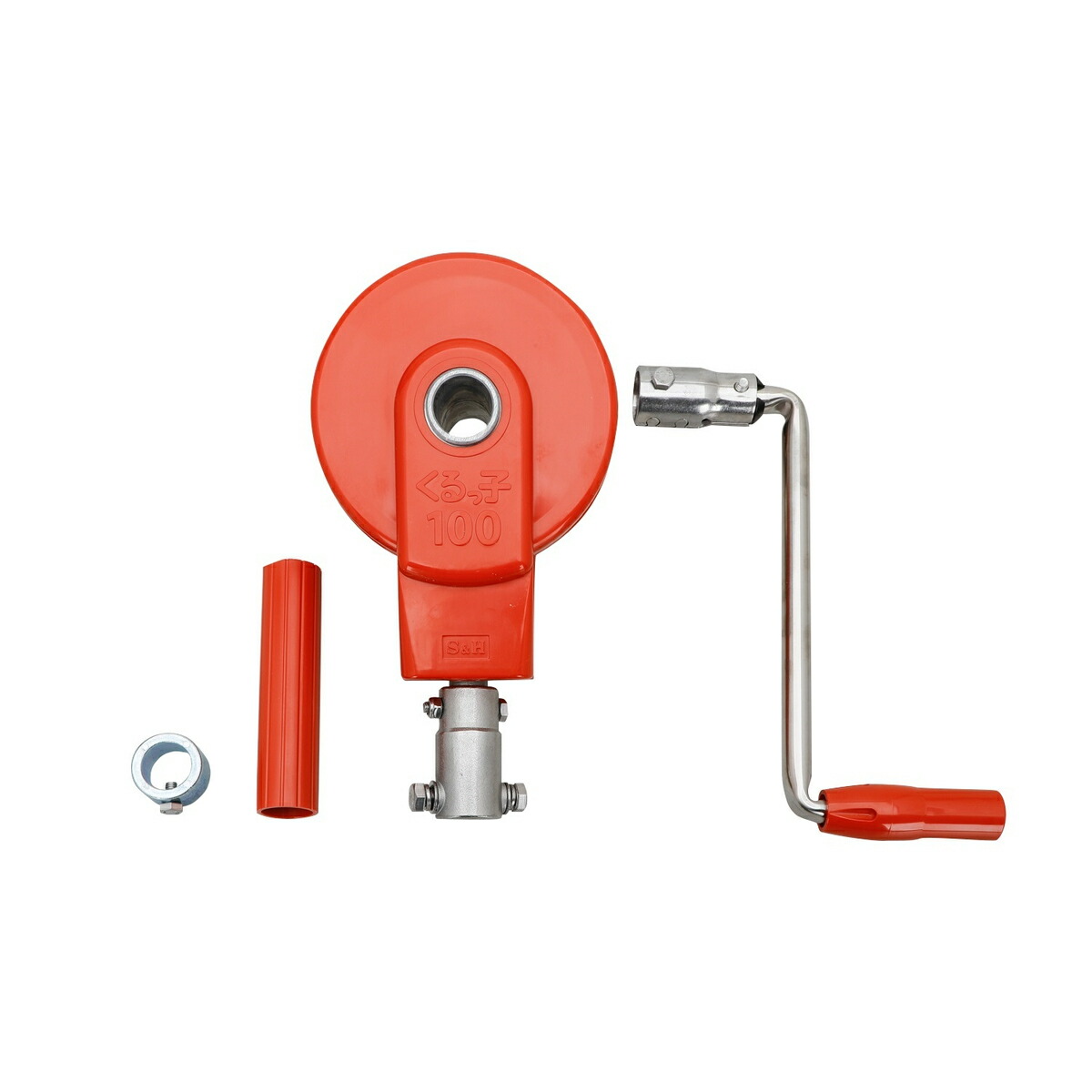 メロ 4台セット 誠和 くるファミ50 防塵タイプ ハウス巻き上げ換気