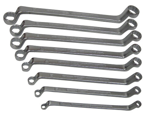 HAZET ハゼット オフセット75° メガネレンチ ８本SET 6mm～22mm（除く20mm) 630/8