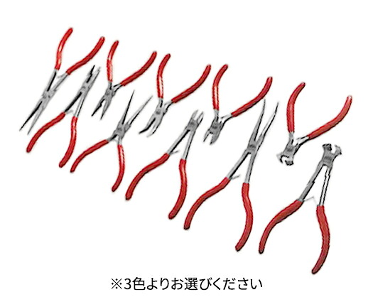 MACT00LS マックツールズ 10pcs ミニプライヤーセット （レッド、オレンジ、グリーン） PS10MA
