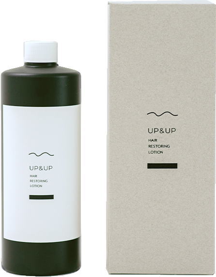 オー通り手形 up＆up  HAIR RESTORING LOTION  ヘアレストリングローション 育毛剤／500竓