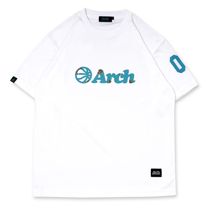 【楽天市場】Arch（アーチ）Tシャツ ショートスリーブ scribble tee [DRY]【white/mint】バスケ ウェア 白緑 : Arch （アーチ）楽天市場店