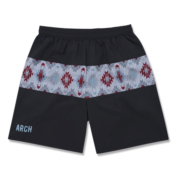 Arch native pattern shorts【black】 アーチ バスケ ショーツ