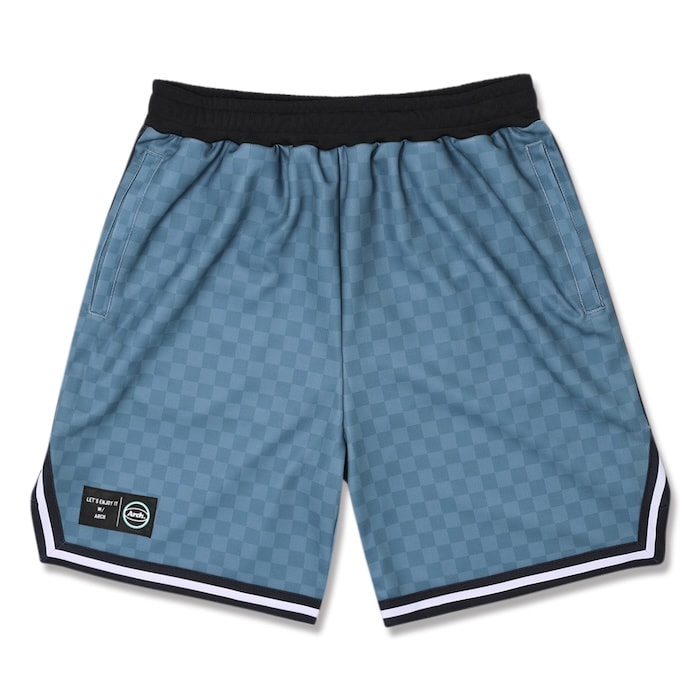 アーチ　ショーツ 楽天市場】Arch college logo nylon short pants【black