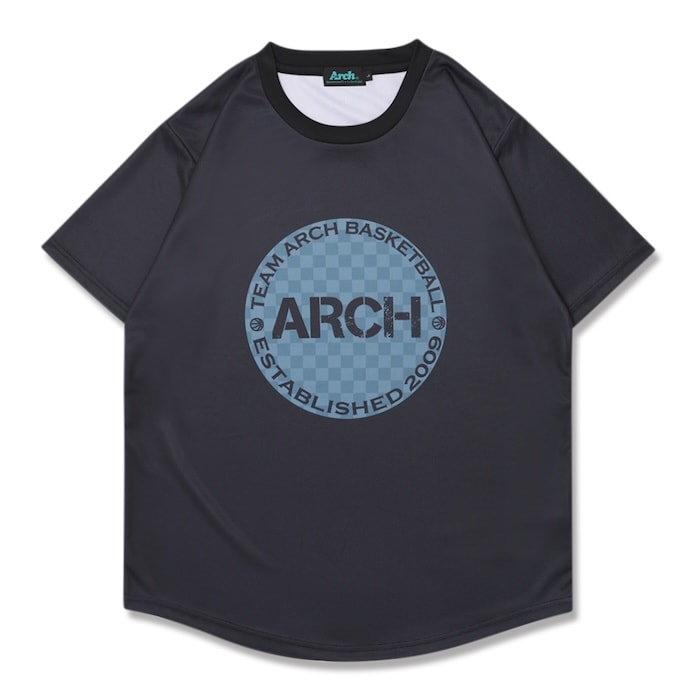 楽天市場】Arch ballpark tee [DRY]【black】 アーチ バスケ