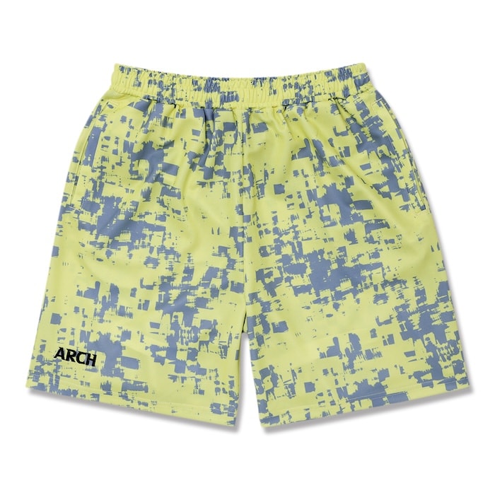 Arch grid faded shorts【citron】 アーチ バスケ ショーツ