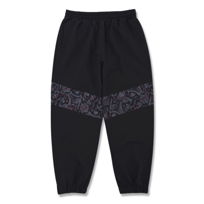 Arch gobelin fabric track pants【black】 アーチ バスケ パンツ