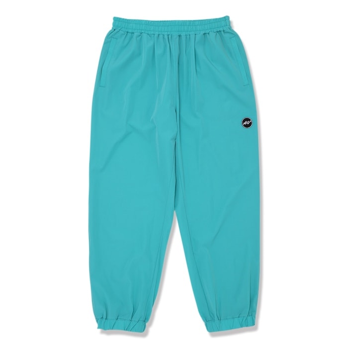 Arch lettered logo flexible pants【mint】 アーチ形 バスケ ズボン下