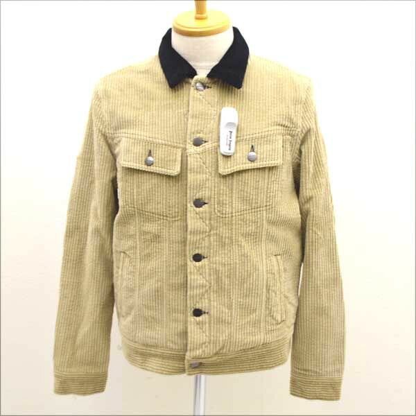 Palm Angels / パームエンジェルス ◆コーデュロイジャケット/ブローチ付き/ベージュ/サイズXS/タグ付き/美品 PMEA055F184190034800 【メンズ/MEN/男性/ボーイズ/紳士】 メンズファッション【中古】 22,679円