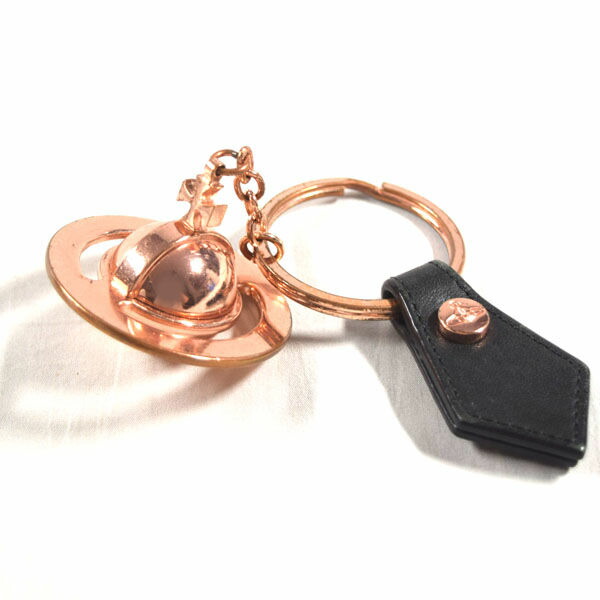 ヴィヴィアン★キーホルダー★オーブ★ゴールド×黒系★美品★箱付き 関税込】人気○Vivienne Westwood○ORB オーブ キーホルダー (Vivienne