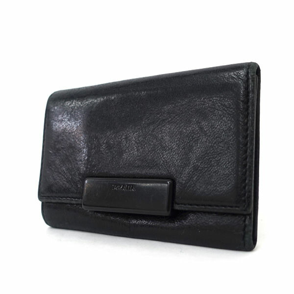 楽天市場】PRADA プラダ TESSUTO 6連キーケース ナイロン NERO