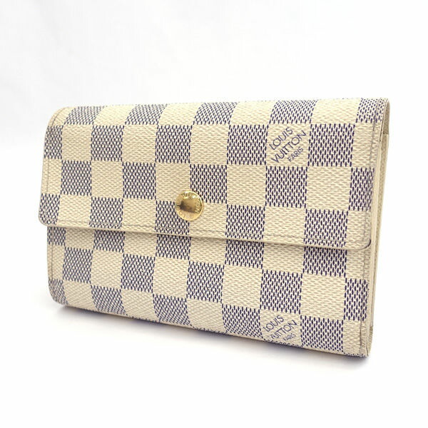 楽天市場】【財布】 LOUIS VUITTON ルイ ヴィトン ダミエ アズール