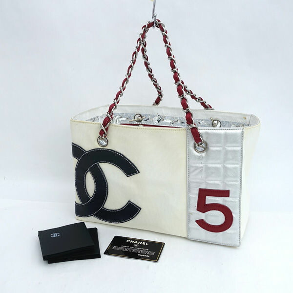 CHANEL / シャネル ◆No.5 チェーン ショルダーバッグ チョコバー 【バッグ/バック/BAG/鞄/カバン】 ブランド【中古】