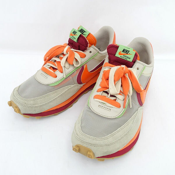 【価格見直し】【2026/06/16】NIKE&times;sacai&times;CLOT ◆LD Waffle Orange Blaze/ワッフル/クロット/オレンジ/26.5cm DH1347-100 【メンズ/MEN/男性/ボーイズ/紳士】【靴/クツ/シューズ/SHOES】 メンズファッション【中古】 ｜アーチェリー２（Ａｒｃｈｅｒｙ）