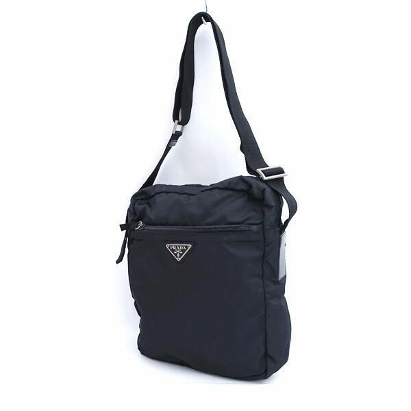 楽天市場】プラダ PRADA トートバッグ ポコノ ブラック 黒