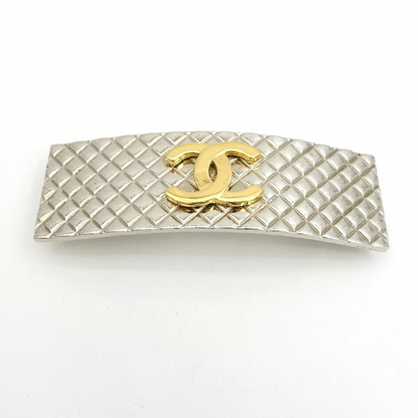 楽天市場】CHANEL シャネル ロゴ バレッタ ヘアクリップ 髪留め