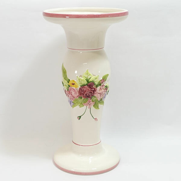 楽天市場】青と白の美しい花器【ロココ調 ハンドボウル】アカンサス