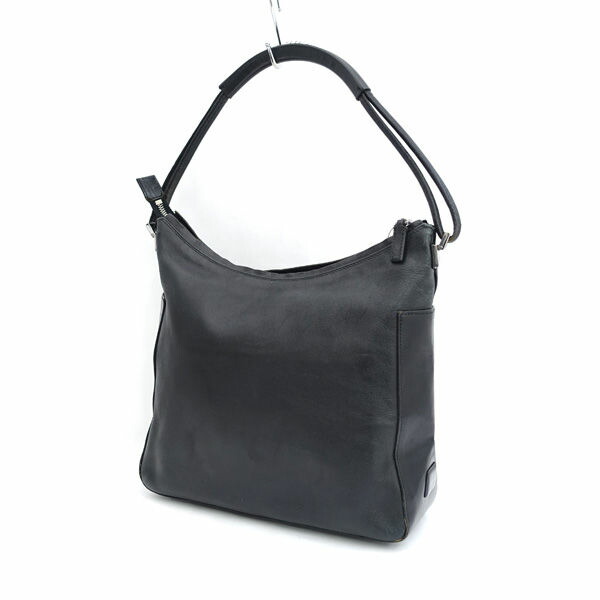 GUCCI / グッチ ■御徒面子 なめし革 ナイロン 金属元素 黒いこと 虚蝉肩先 001.3766.2123 【御徒面子/うしろ側/BAG/鞄/嚢】 ブランド名【中古】