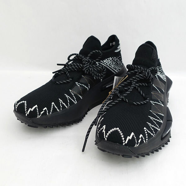 NEIGHBORHOOD × adidas ◆スニーカー/NMD S1  KNIT/黒いこと/28糎/下げ札付き添い人 ID4854 【メンズ/MEN/成人男性/ボーイズ/成人男性】【靴/クツ/シューズ/SHOES】 メンズ流行り物【中古】