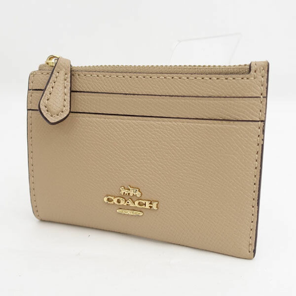 新品　COACH コーチ 定価23,100円 レザー コイン パス ID 財布 COACH コーチ 小銭入れ 定期入れ パスケース カードケース ID