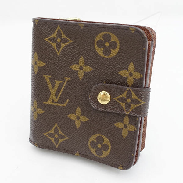 【価格見直し】【2026/03/17】LOUIS VUITTON / ルイヴィトン ◆コンパクトジップ 二つ折り財布 モノグラム コンパクト M61667 【財布/サイフ/ウォレット/wallet/コイン】 ブランド【中古】