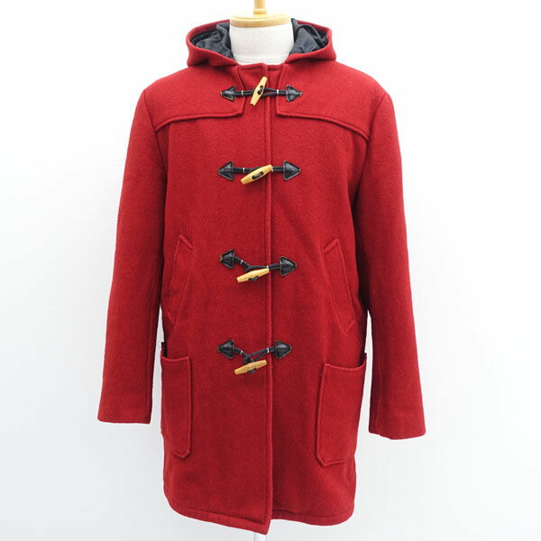 楽天市場】【中古】 グレンフェル ダッフルコート レッド レディース