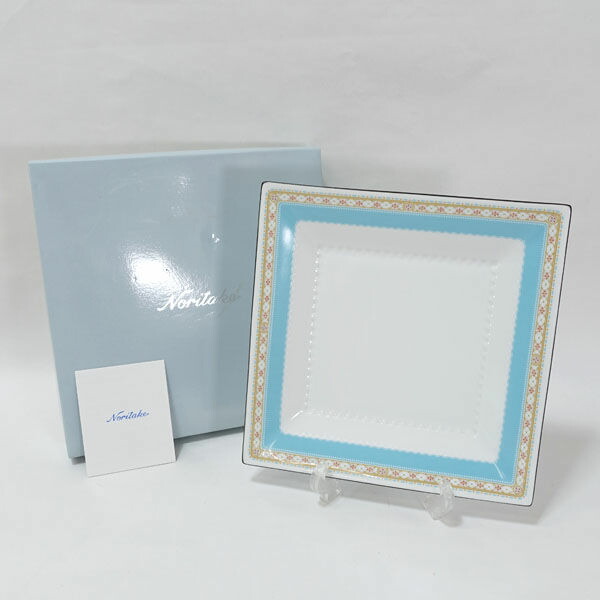 楽天市場】ノリタケ AZUMANOMICHI あづまの路23cm スクエアプレート