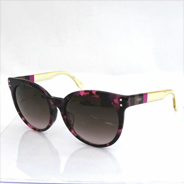 【美品】フェンディ FENDI FF0295/S フェイクパール サングラス フェンディ FF0295/S GP×フェイクパール サングラス シルバー
