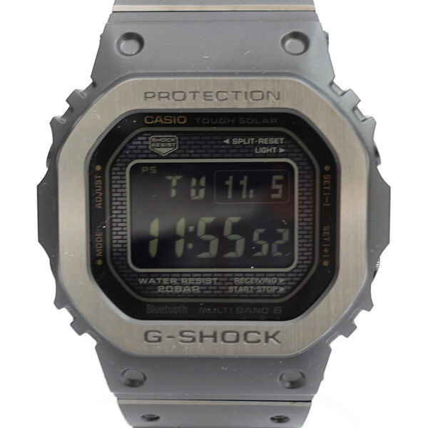 【価格見直し】【2025/08/27】CASIO / カシオ ◆G-SHCOK フルメタル マルチフィニッシュブラック 電波 ソーラー GMW-B5000MB-1JF 【メンズ/MEN/男性/ボーイズ/紳士】【腕時計/ウォッチ/Watch】 【電波時計】 【ソーラー】 ブランド【中古】 32,647円