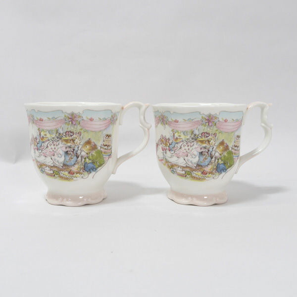 【価格見直し】【2026/04/13】RoyalDoulton ◆【洋食器】ロイヤルドルトン/ブランブリーヘッジ ペアマグカップ すまい 雑貨 西洋磁器 ギフト【中古】