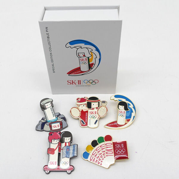 【楽天市場】 SK-II オリンピック2020 ピンバッジ 5個セット 子供用品【中古】 ：アーチェリー2（Archery）