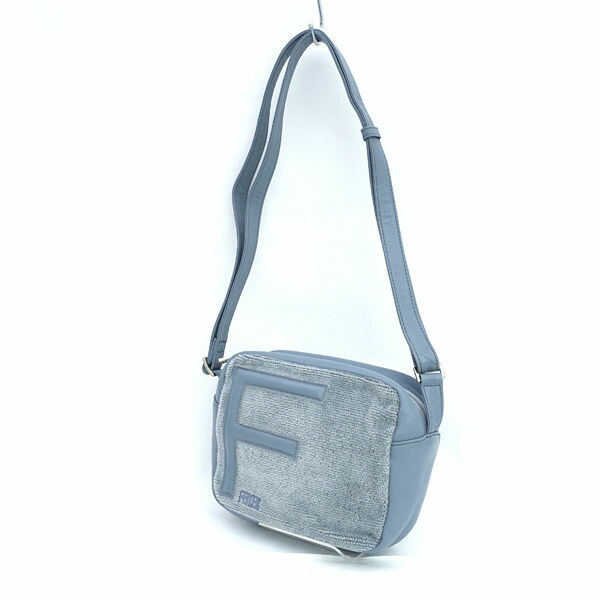 【美品】フェイラー　グレー　ショルダーバッグ【正規品】 新品 フェイラー FEILER ユニ ミニショルダー シルバー グレー