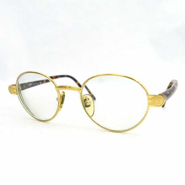 【価格見直し】【2026/04/13】FENDI / フェンディ ■ズッカ 度入りメガネ ヴィンテージ ブラウン系 FS303 【サングラス/メガネ/眼鏡】 ブランド【中古】