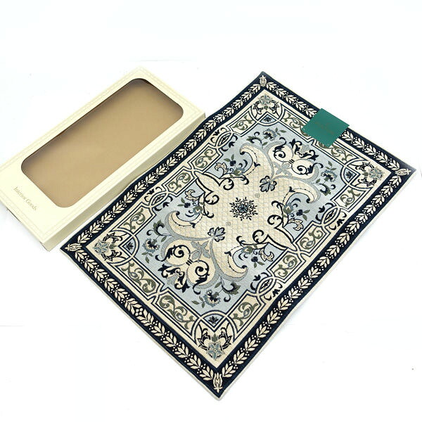 【価格見直し】【2026/03/30】Minton / ミントン ◆高級玄関マット 60×90cm ブルー系 FH1214B 生活雑貨【未使用】 【代引不可】【同梱不可】