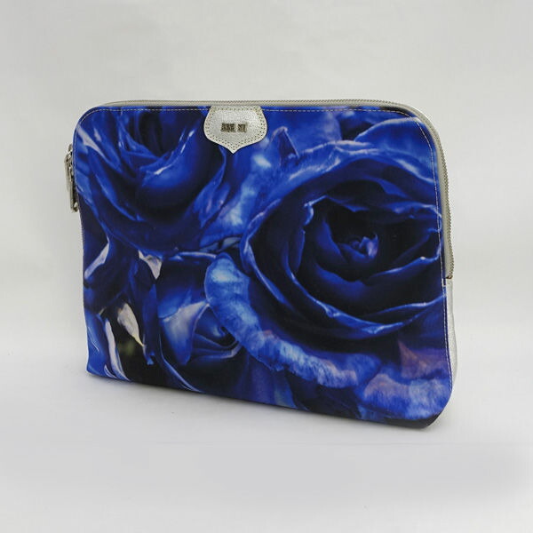 【百貨店SALE】ANNA SUI / アナスイ ■クラッチペダル御徒面子 蜷川実花共同研究 青碧 しろがね色 曳き船付き添い人 - 【御徒面子/うしろ側/BAG/鞄/袋】 ブランド名【未当て嵌める】